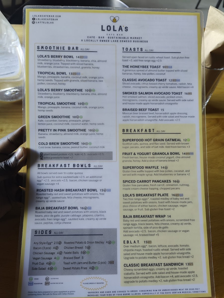 Menu Lola's Cafe Bar-6